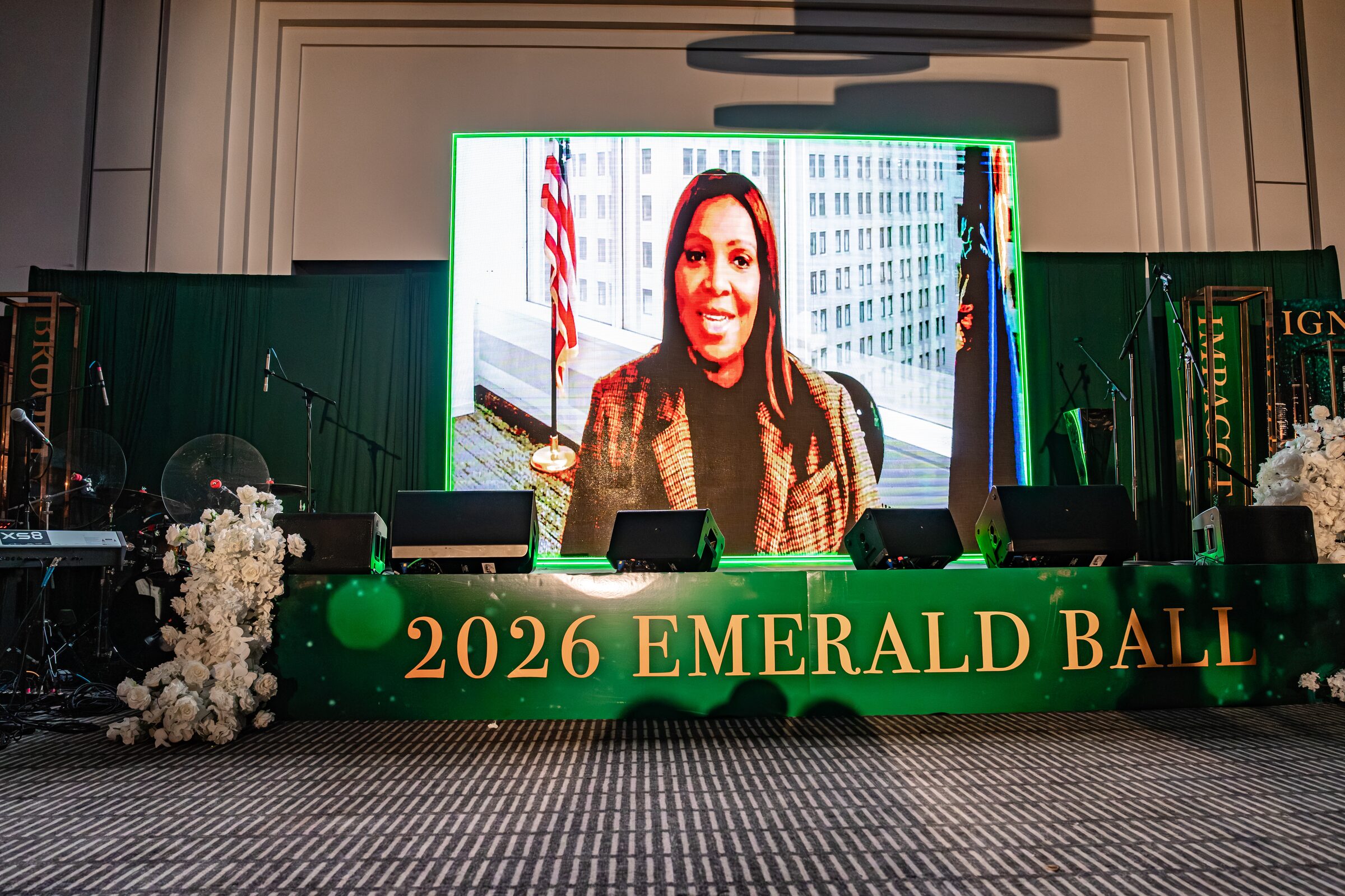 Emerald Ball event moment